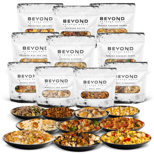 10-PACK SAMPLER (7,100 calories, 20 servings)
