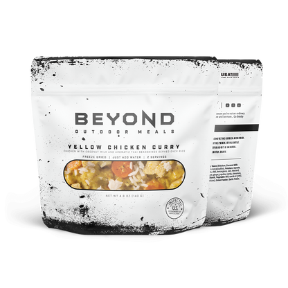 Beyond Pouch of Yellow Chicken Curry